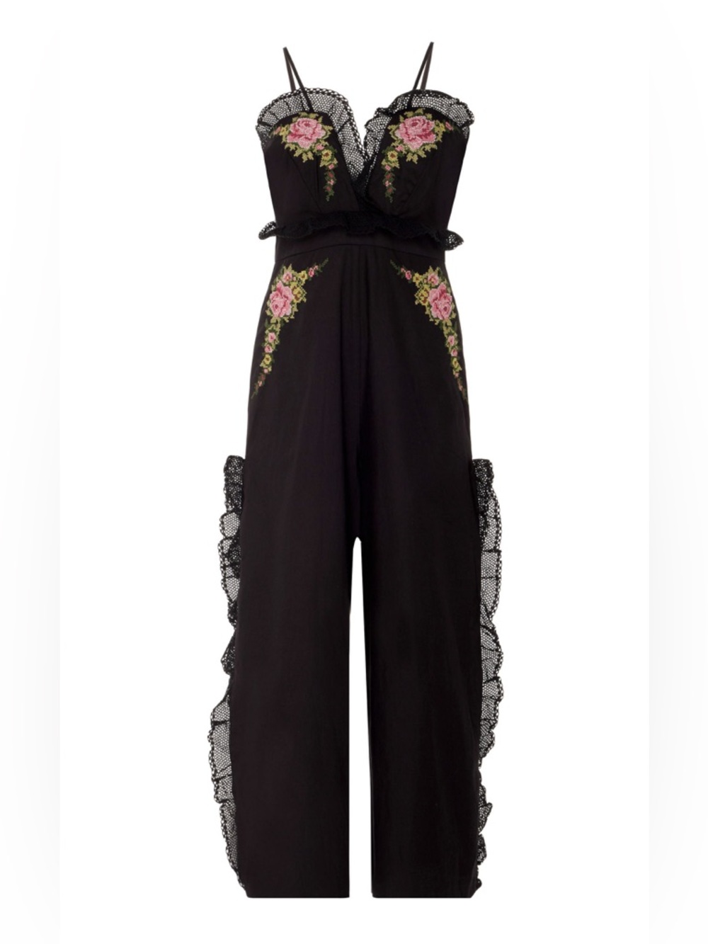 ALICE MCCALL at last jumpsuit black floral US 2